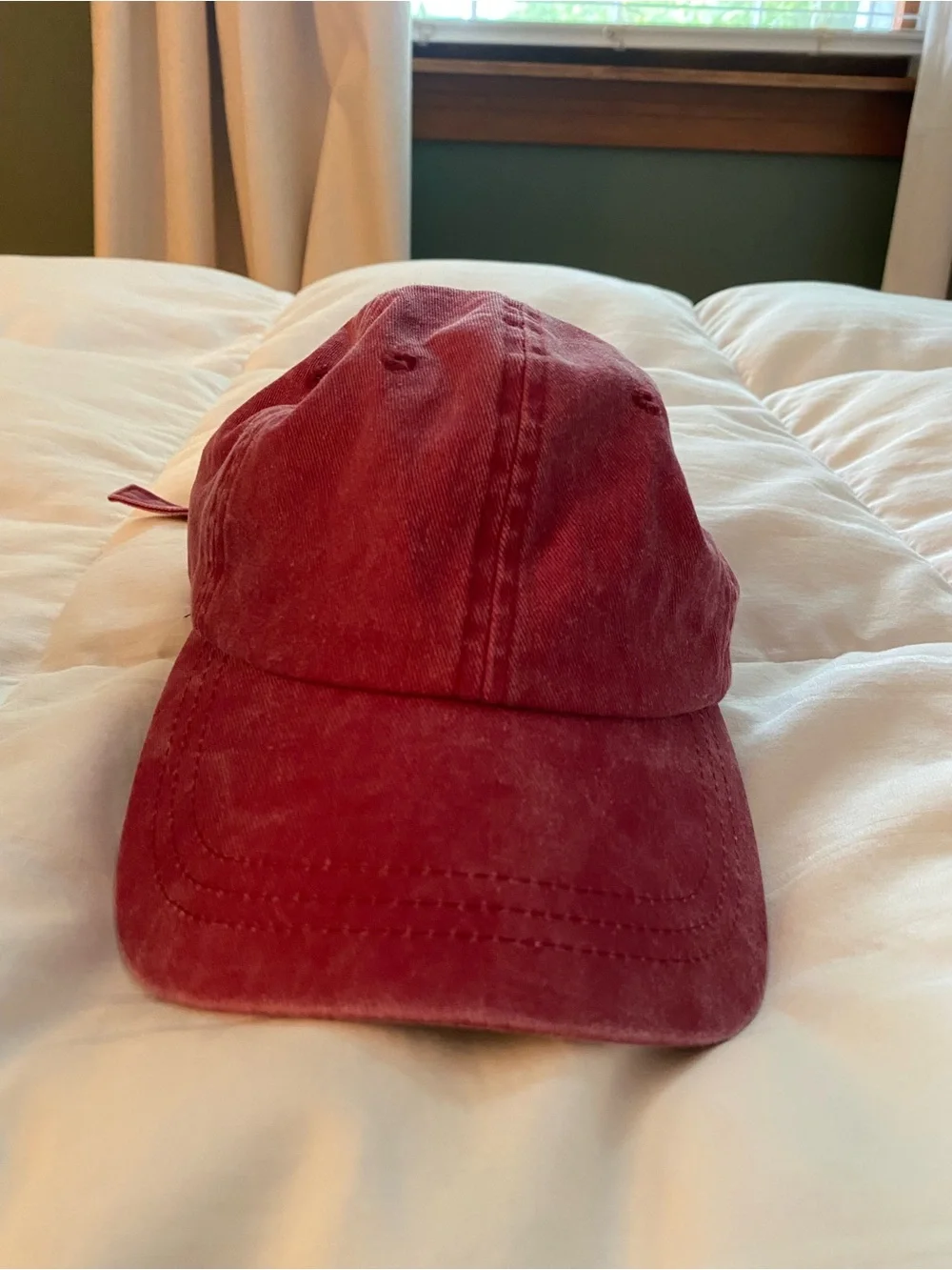 Moon Phase Olive Green Baseball Cap & Pink Baseball Cap - Set of 2